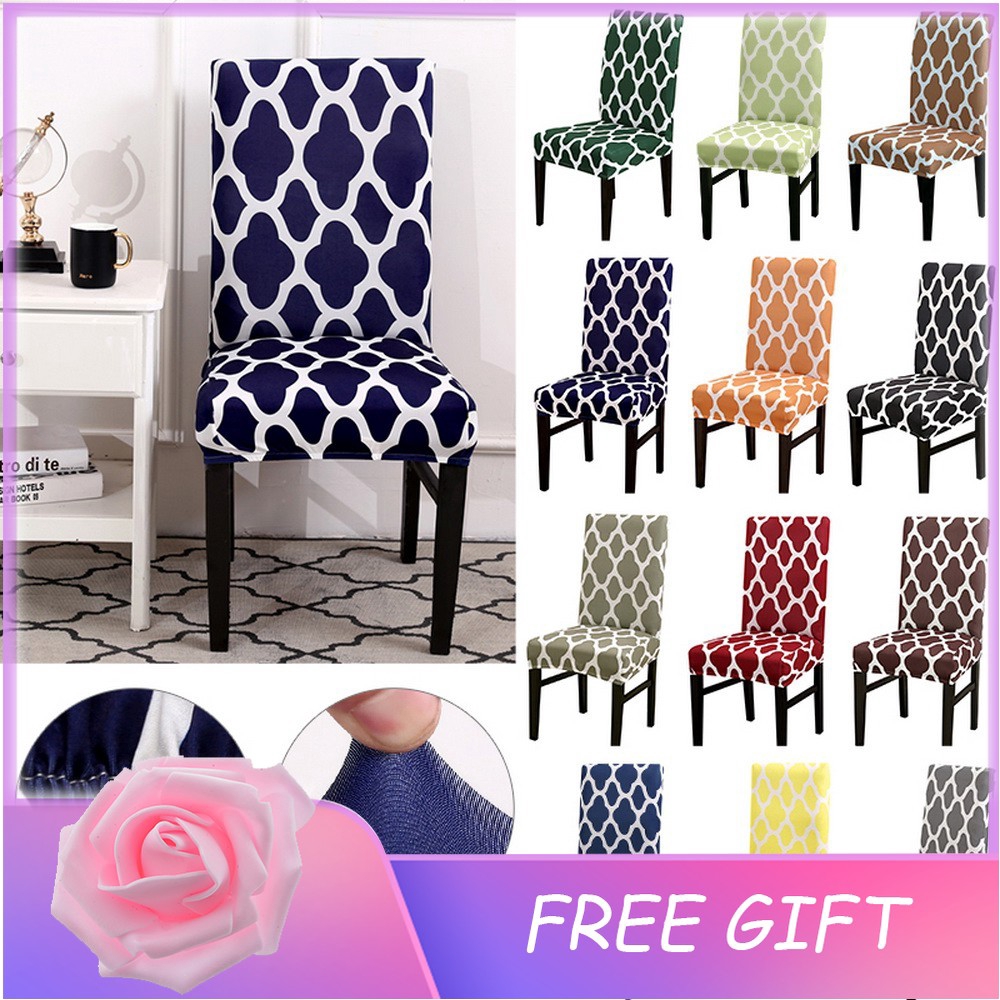 Hot Sale Chair Covers Penutup Kursi Dengan Kotak Kotak Poliester Elastis Neighbor Girlid Shopee Indonesia