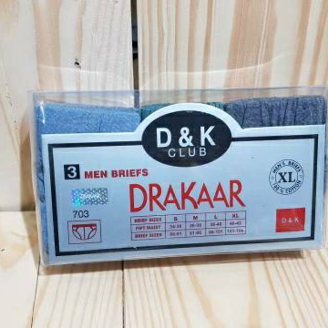 Celana Dalam Drakaar isi 3 Pcs Celana Dalam Pria Dewasa DRAKAAR CD