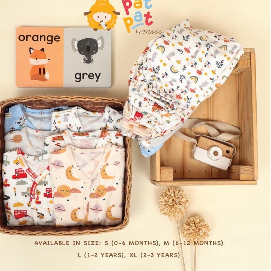 Setelan Piyama Panjang Setelan Piyama pendek Premium Patpat by MOOI piyama anak baju tidur anak 0-3 