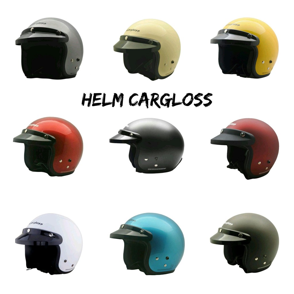 Busa Pipi Helm Cargloss Retro CFM - Busa Pipi ( Busa Pipi / Busa Cargloss / Busa Pipi Cargloss )