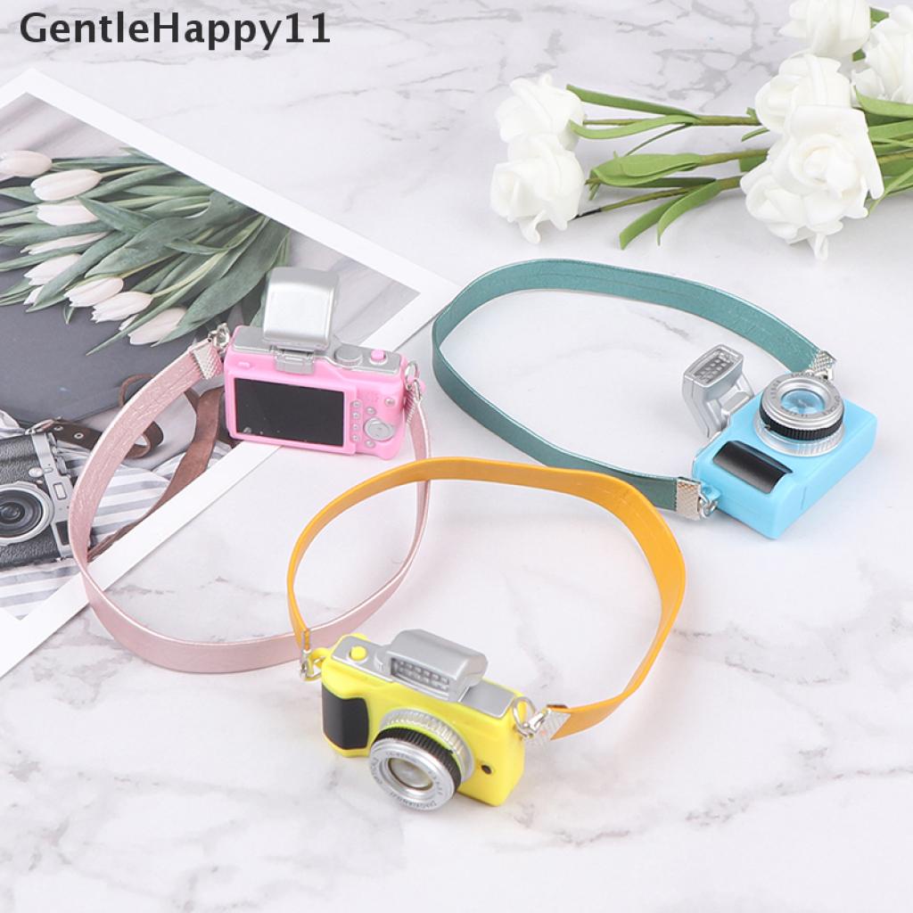 Gentlehappy Mainan Miniatur Kamera SLR Skala 1: 12 Untuk Dekorasi Rumah Boneka