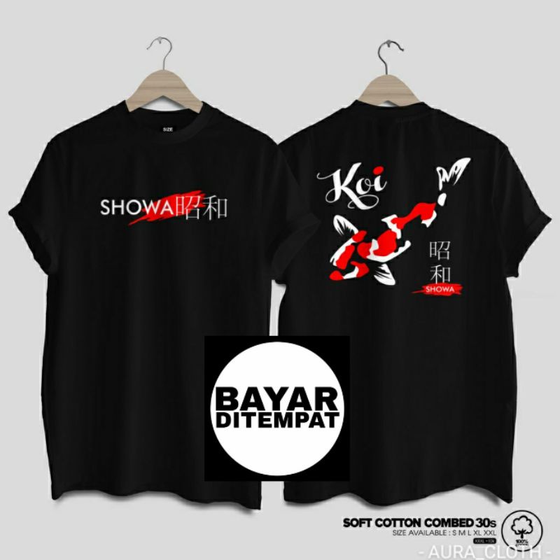 Kaos pecinta ikan koi Indonesia / baju pecinta ikan koi / kaos komunitas ikan koi / kaos distro pria