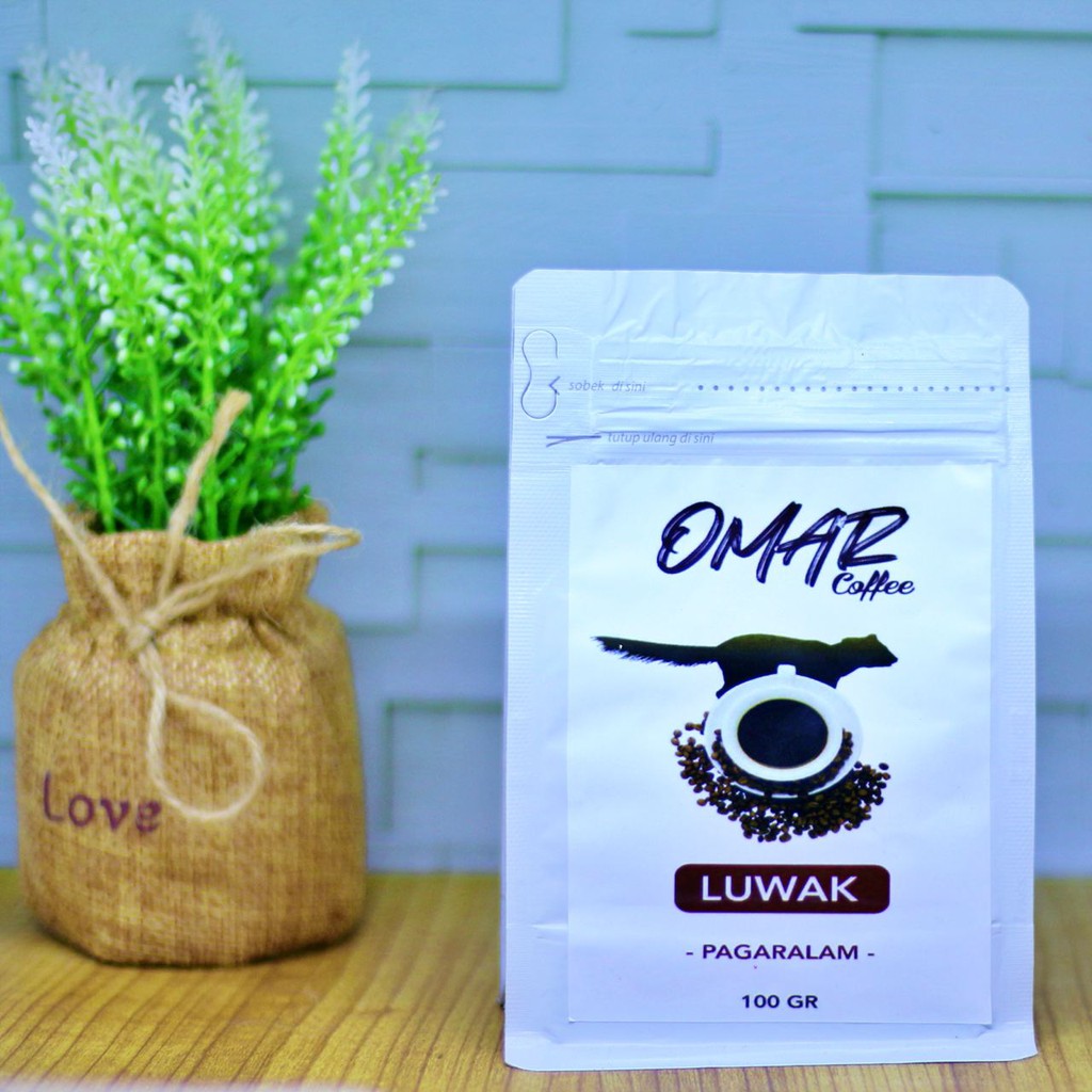 

Omar Coffee Kopi Robusta & Luwak asli