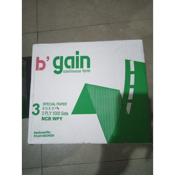 

B'gain kertas Countinuos 3 ply