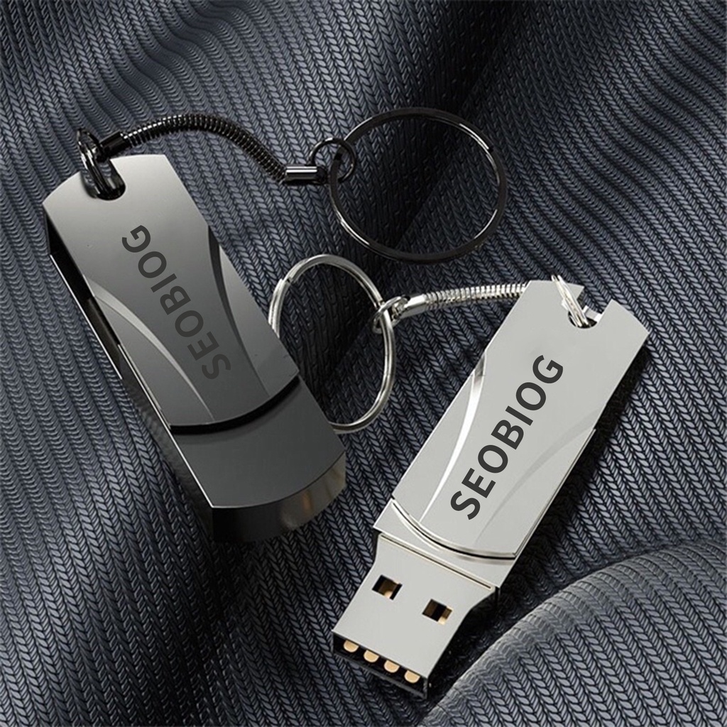 (Huluboy) Seobiog Flashdisk Usb 3.0 Kapasitas 1T 2T Bahan Metal Shockproof Untuk PC