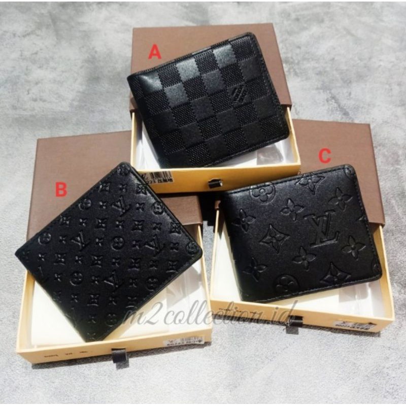 Dompet Lipat LV Embos Dompet Import Quality