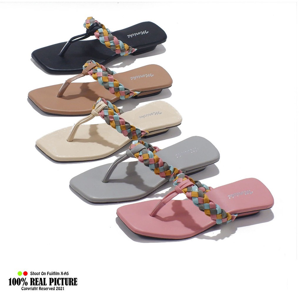 SANDAL JAPIT WANITA TERBARU CASUAL ELEGAN JP01 37-40