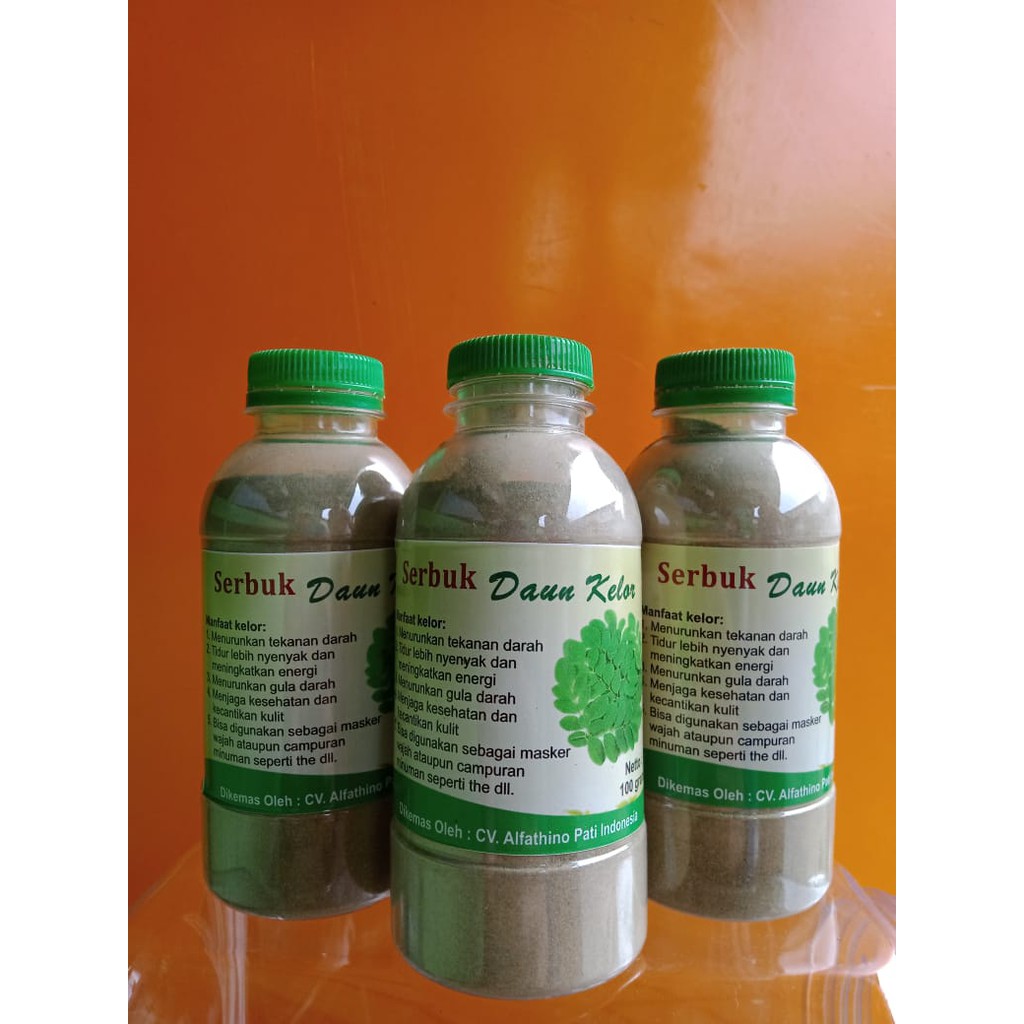 

SERBUK BUBUK DAUN KELOR │ POWDER DAUN KELOR KUALITAS PREMIUM │ 100 DAN 140 GRAM