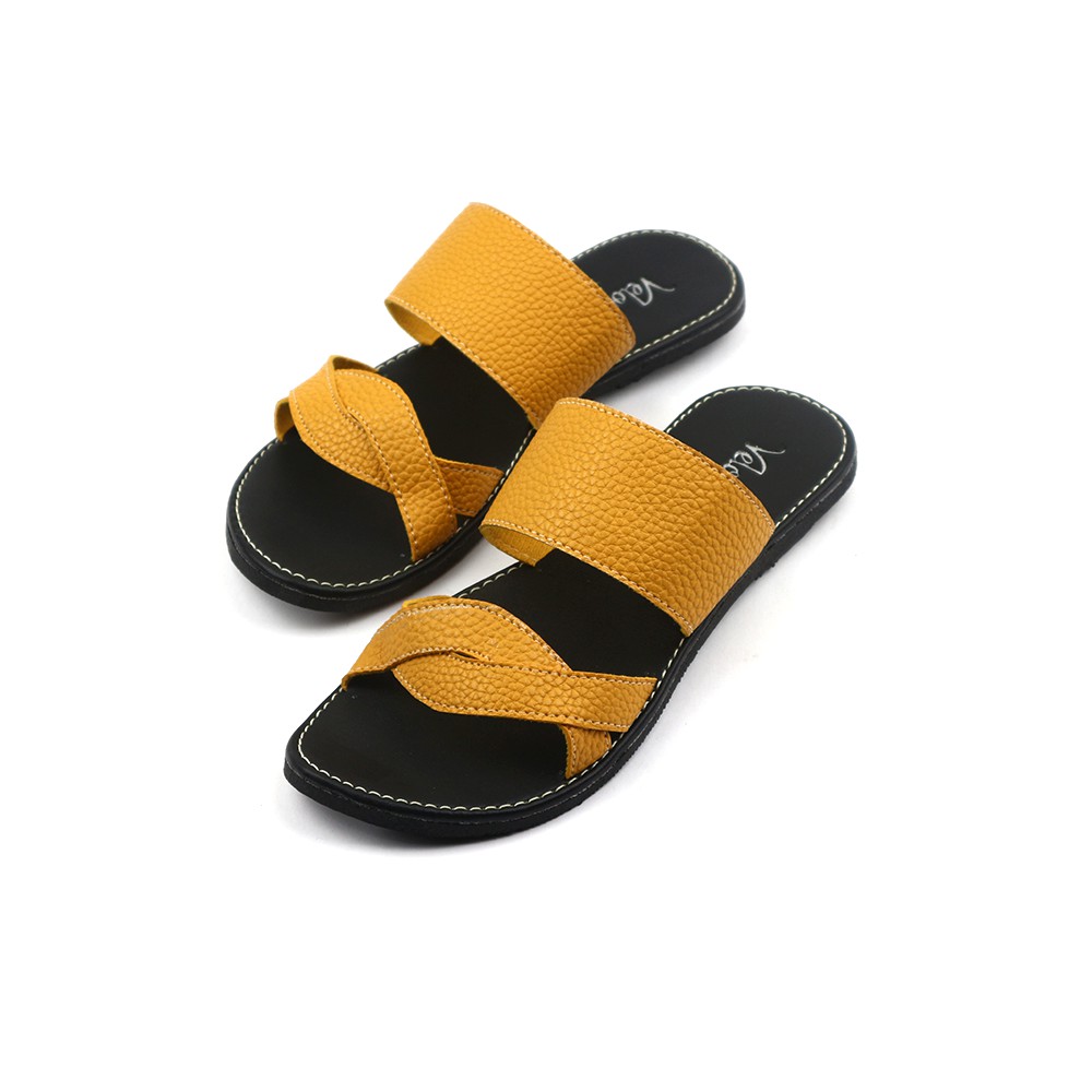 Sandal Papirut Velonesia Bisa COD Sandal Wanita Papirut Murah Sandal Kulit Jeruk EDCC006 - Belvina-3