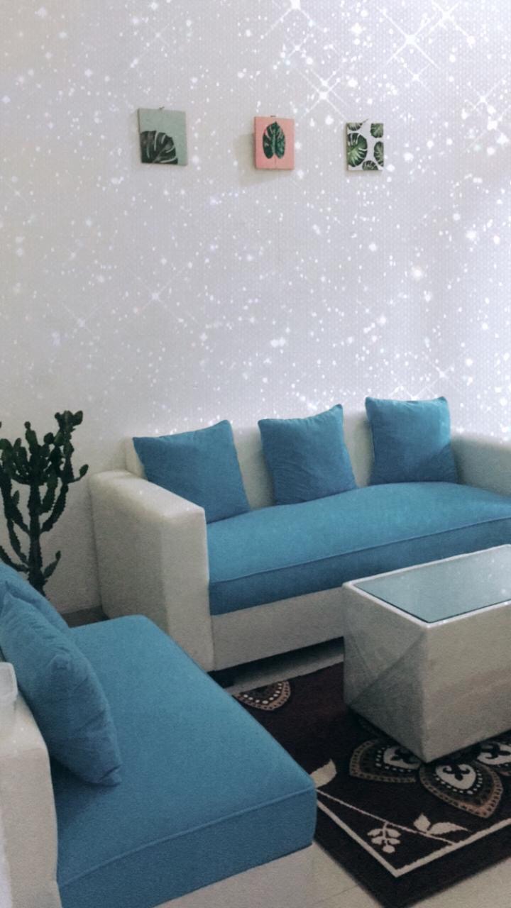 Sofa L Putus Minimalis + Meja (harga Obral)
