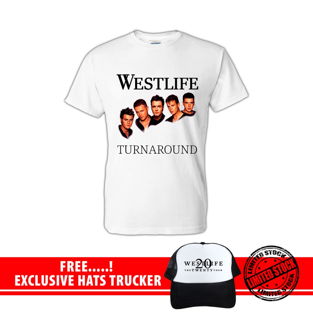 Kaos Westlife - Westlife - Turnaround #WestlifeJakarta