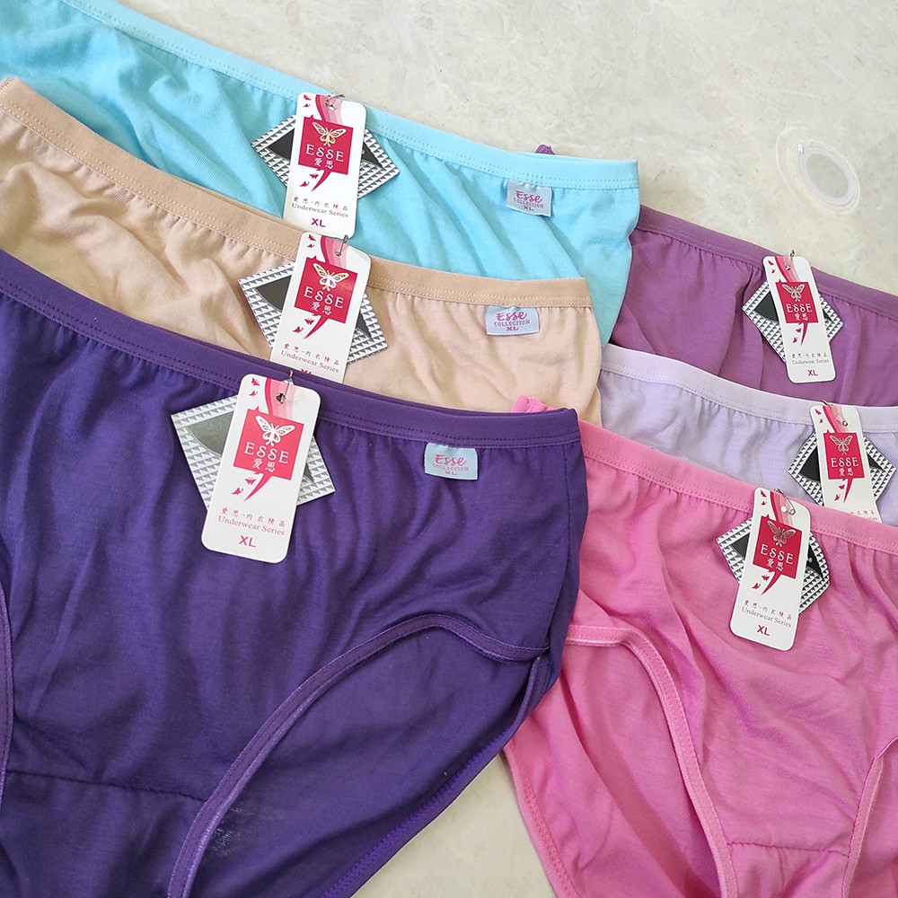 (6 PCS) CELANA DALAM WANITA MERK ESSE