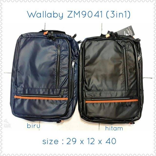 TAS KERJA COWOK PRIA WALLABY IMPORT ZM9041 3in1