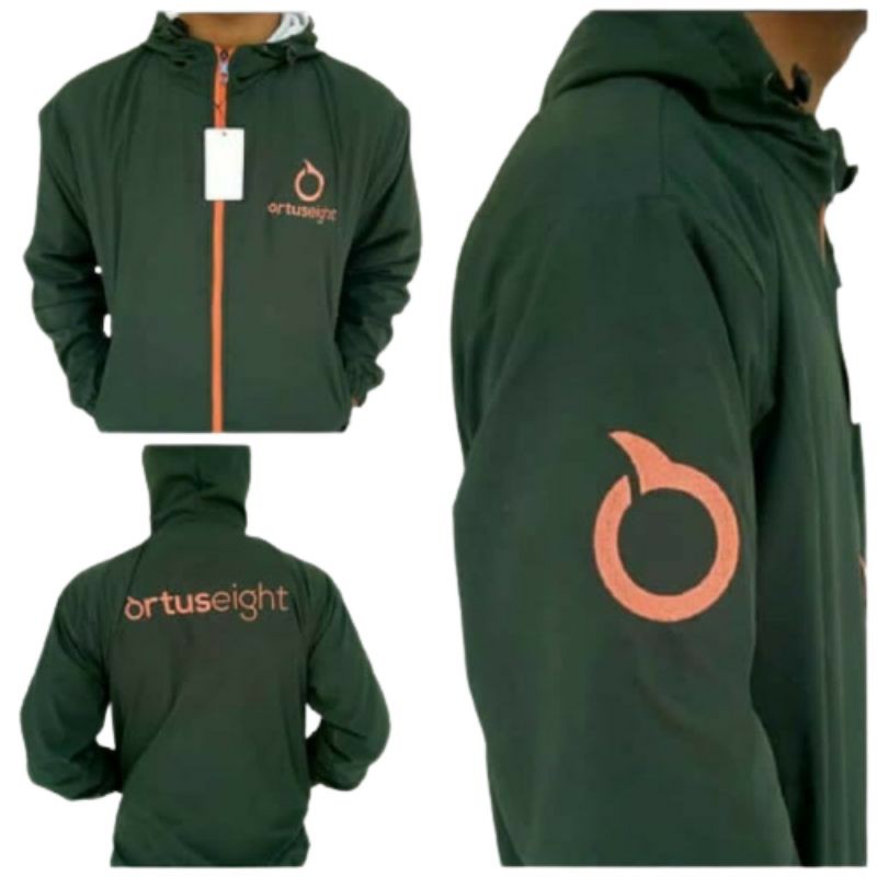 Jaket ortuseight running sport olahraga