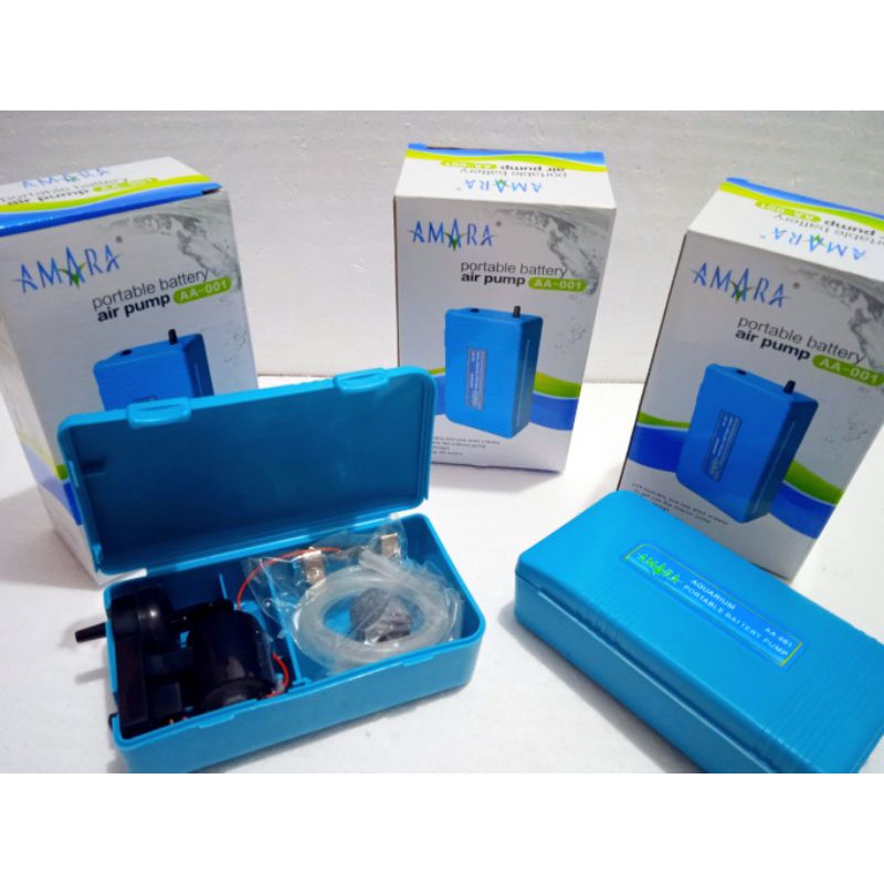 AERATOR / MESIN GELEMBUNG UDARA DC UNTUK MEMANCING MERK Amara AA-001(1Lubang) bonus selang tambahan plus batu aerator