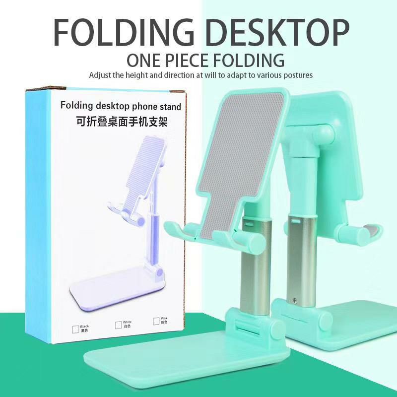 DESKTOP FOLDING MULTI STAND PHONE HOLDER HP TABLET DUDUKAN GROSIR