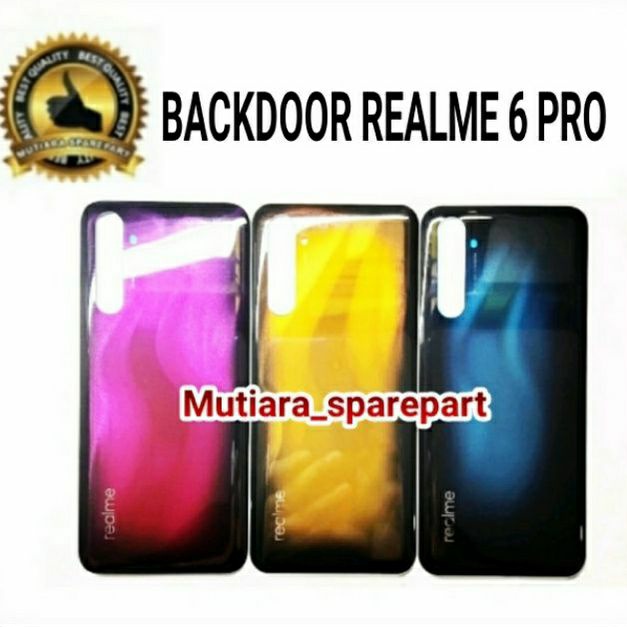 BACKDOOR / BACK COVER / CASING TUTUP BELAKANG REALME 6 PRO ORI