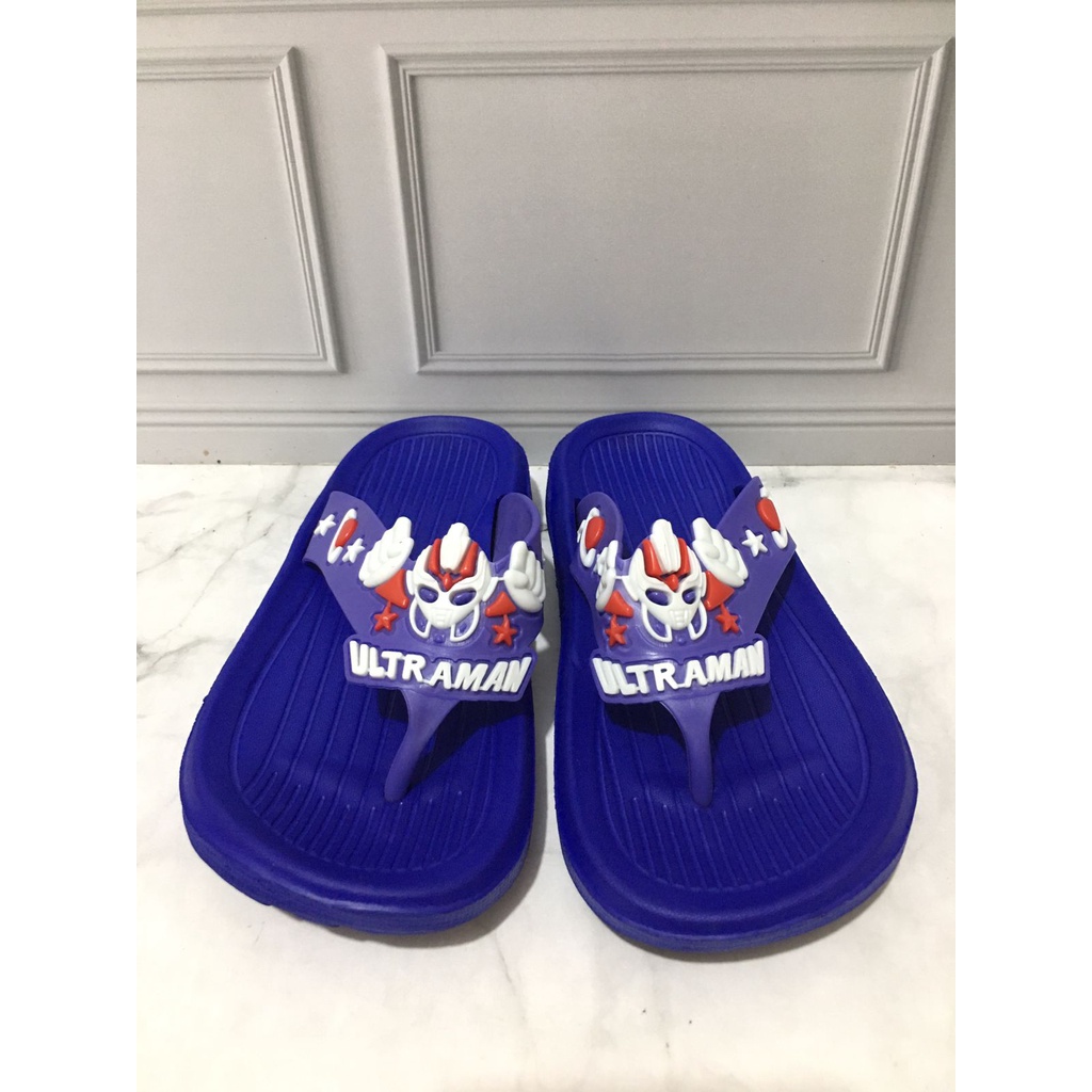 TJ-327-1 Sandal Jepit Anak Laki Laki Cowok Motif Ultraman Merek Fuhaha Ukuran 30-35