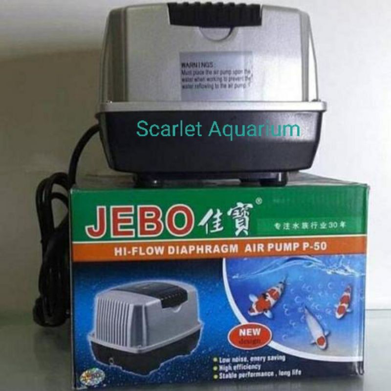 Jebo P50 Aerator Pompa Udara Aquarium JEBO HiBlow P 50