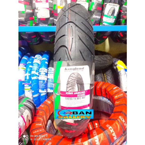 ban motor matic tubeles kingland king jaguar 100/80-14 ban ring 14 ban metic ban honda vario tecno b