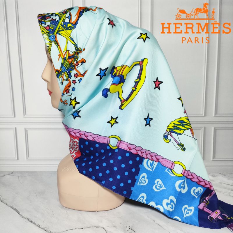 KERUDUNG &amp; HIJAB SEGI EMPAT IMPORT HORSE STAR/SCARF PREMIUM