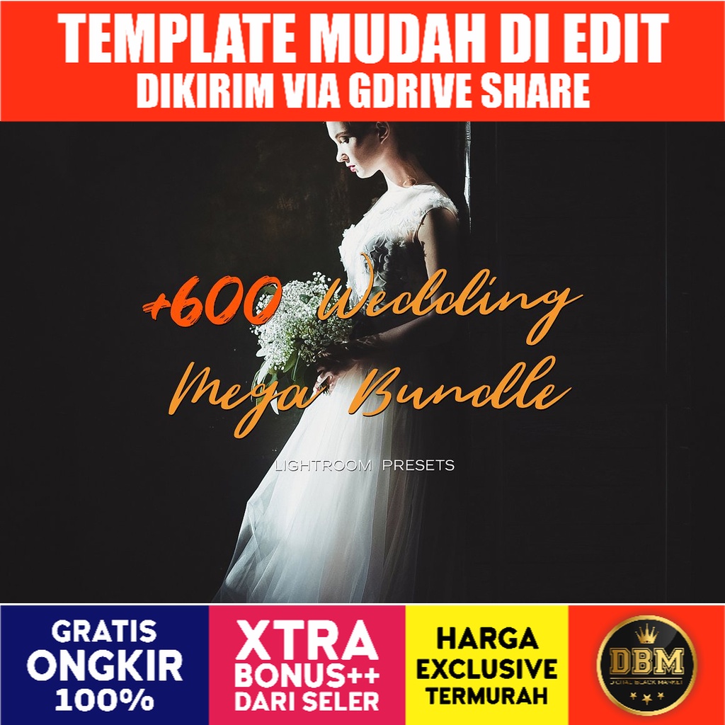 600 Wedding Filters Mega Bundle - Lightroom Presets