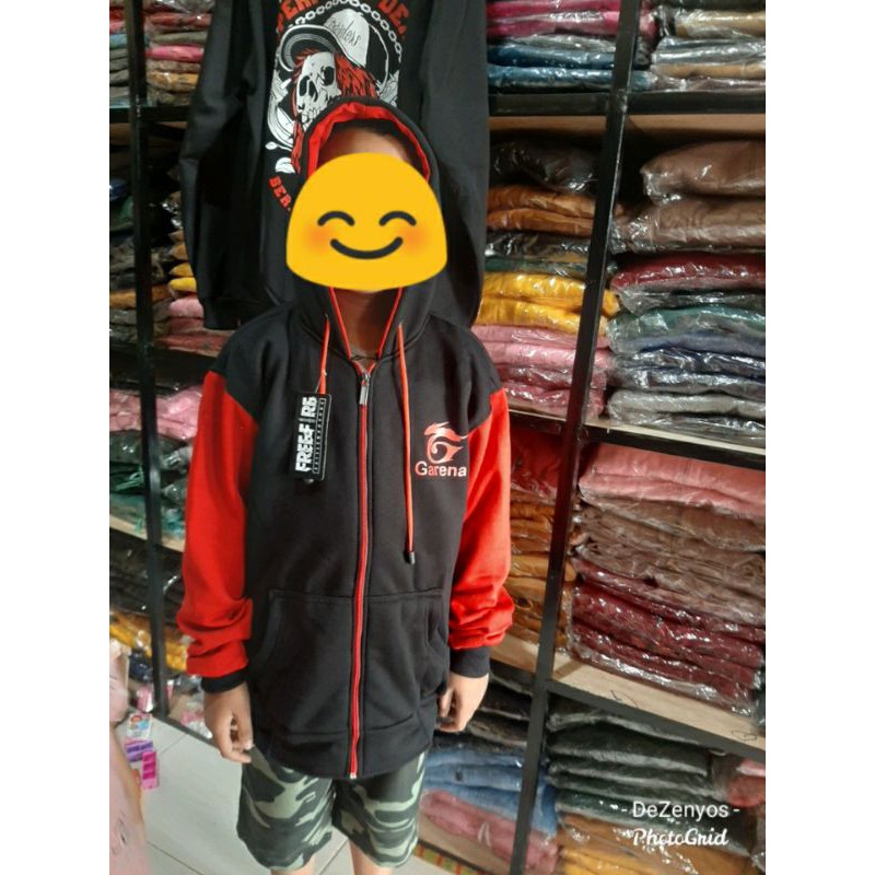 JAKET ANAK FREE FIRE / JAKET GAMING / JAKET ANAK TERKEREN / JAKET DISTRO