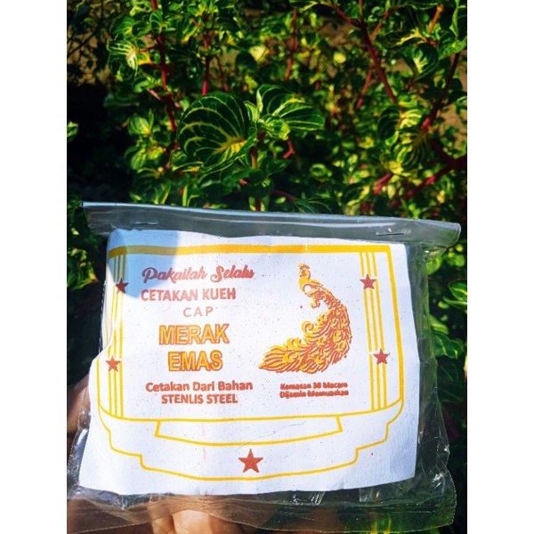 PD2D_04 cetakkan kue semprit anti karat isi 30 pcs