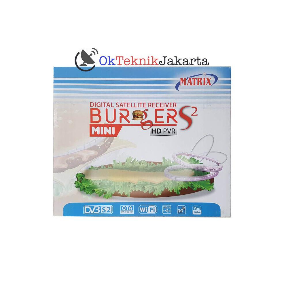 EMANG OKE Receiver Parabola Matrix Burger Mini S2 Tandberg Power Vu Bisskey Ccam
