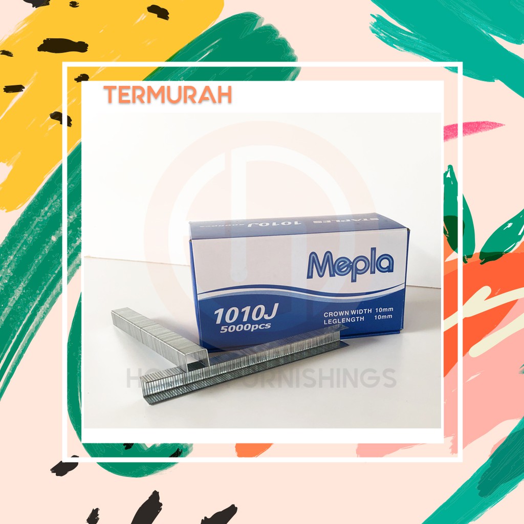 

PAKU TEMBAK 1010 J / ISI STAPLES TEMBAK 1010 J 5000PCS / STAPLES 1010J