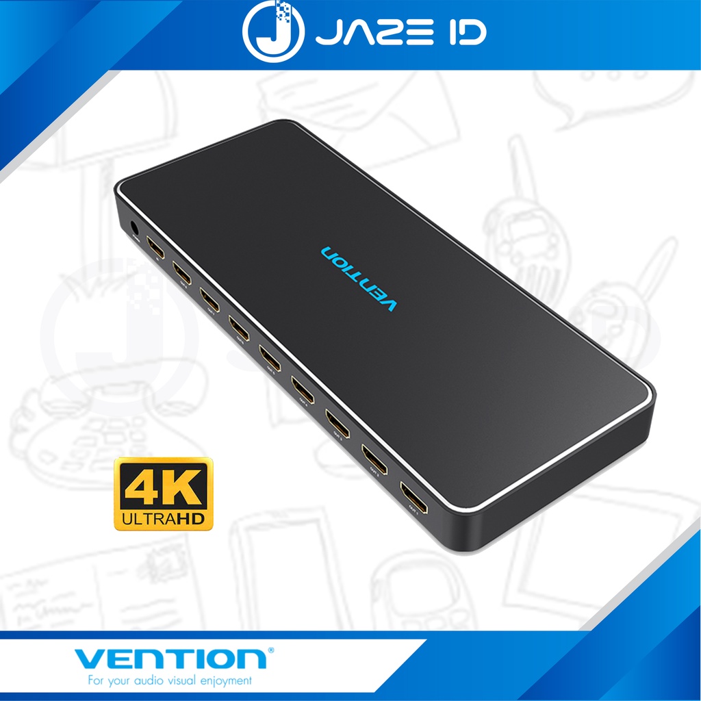 Vention HDMI Splitter 1 in 8 out HDMI Duplicate Screen 4K