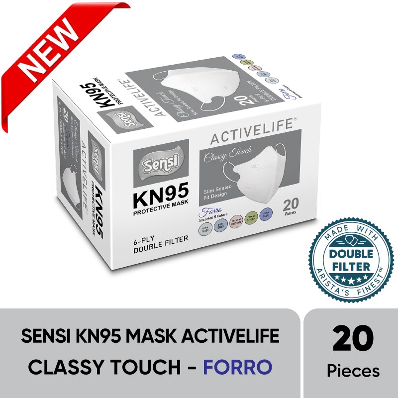 SENSI KN95 MASK ACTIVELIFE CLASSY FORRO 20