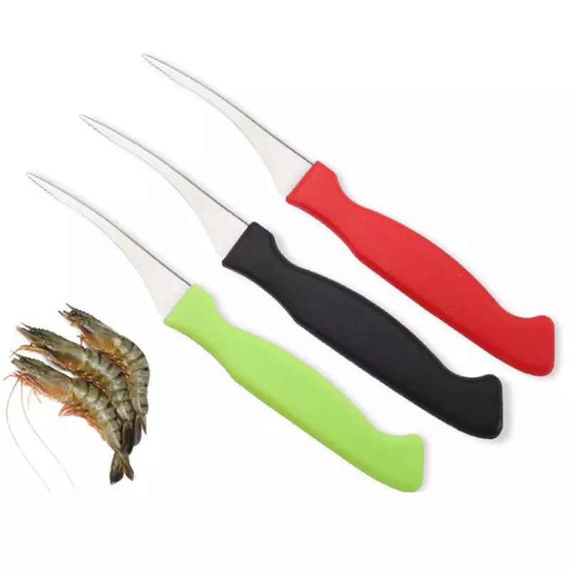 PISAU KUPAS UDANG PISAU PEMOTONG SAYUR DAPUR PISAU PENGUPAS BUAH PISAU STAINLESS / SHRIMP KNIFE