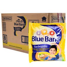 

Blue Band Margarin Sach 200 Gr Isi 60 / Mentega / Karton