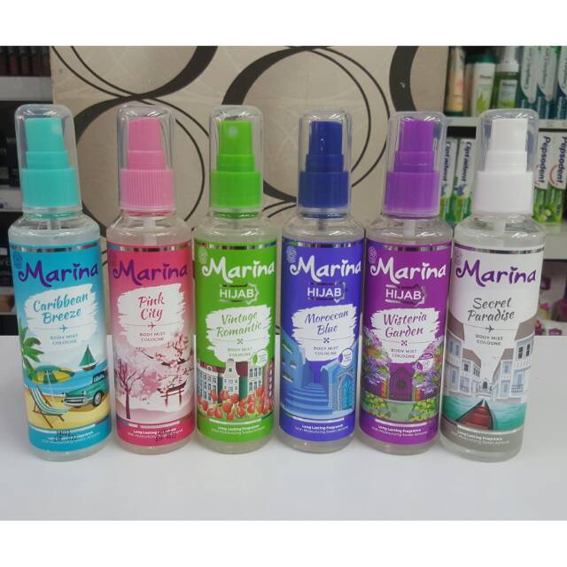 MARINA BODY MIST COLOGNE (Baca Deskripsi)