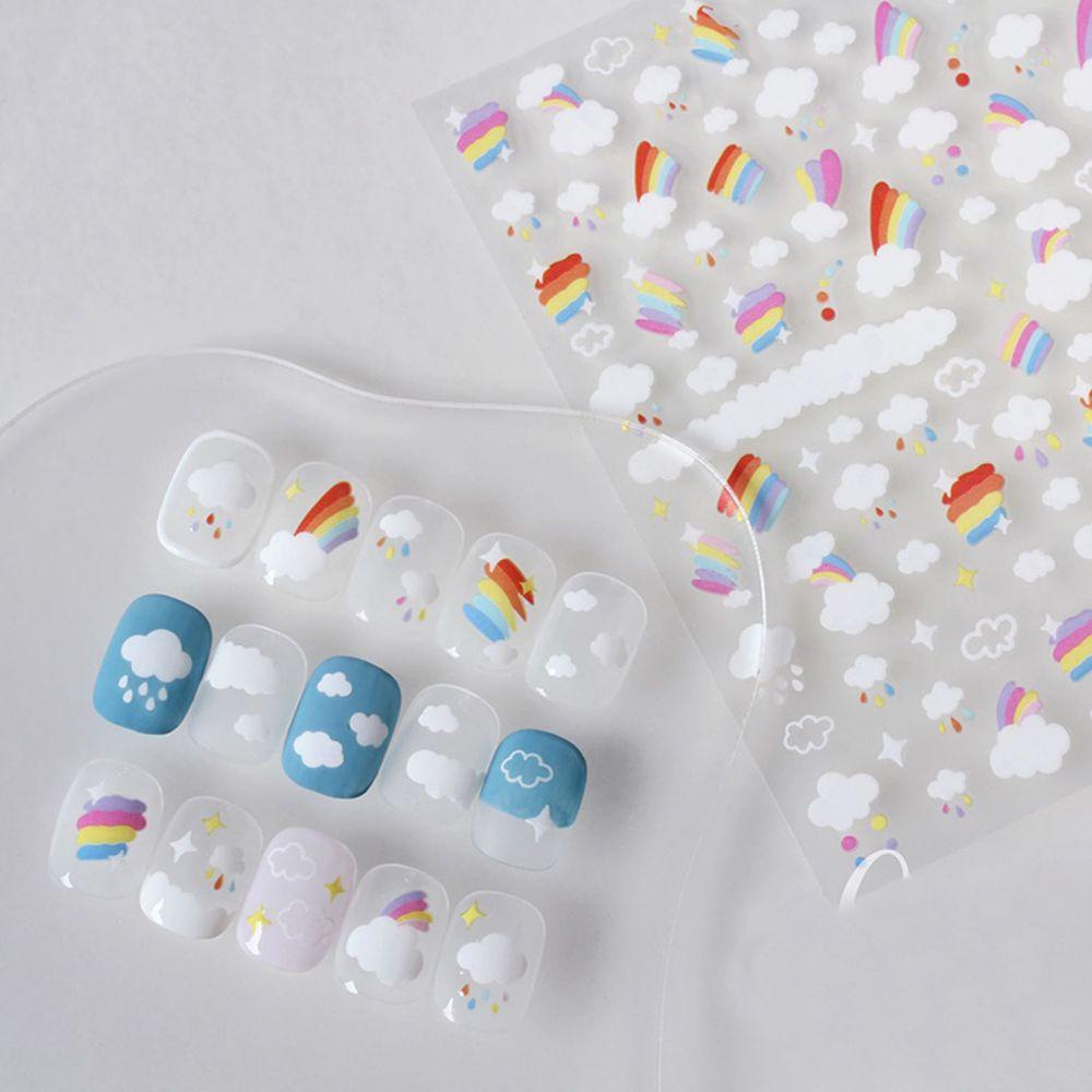 Stiker Kuku Handmade DIY Untuk Dekorasi Nail Art
