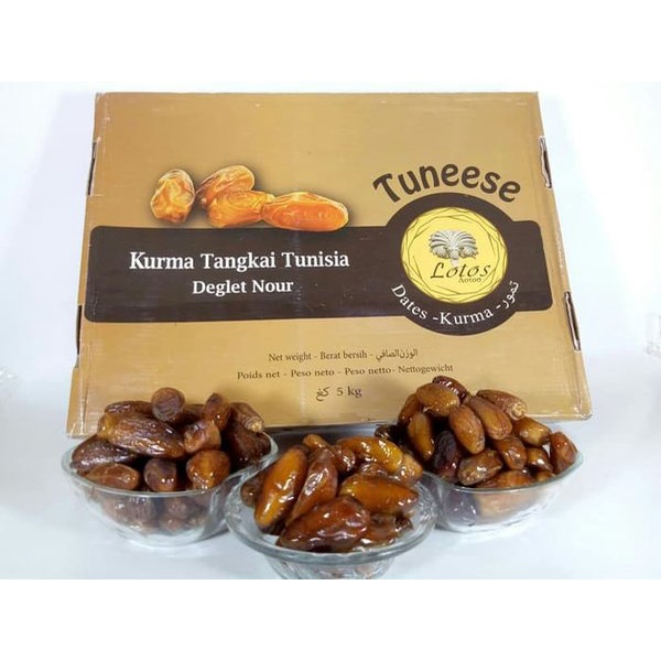 Kurma Tunisia Madu 1 kg - Deglet Nour Dates