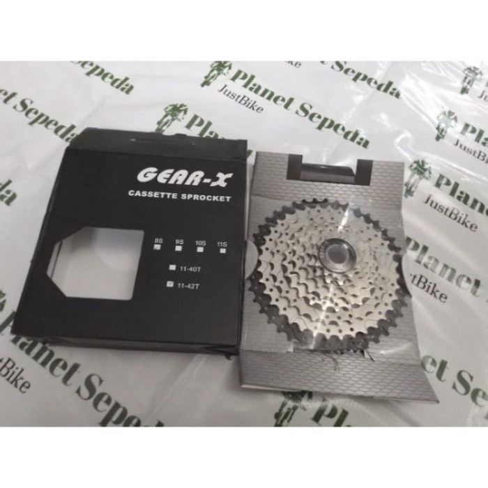 Sproket Gear-X 8 speed 11-42T cassete sproket berkwalitas