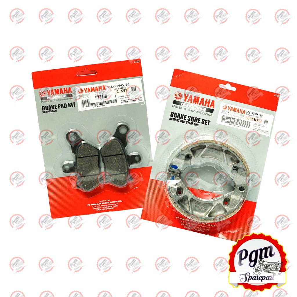 Paket Kampas Rem Depan Belakang Mio Soul Karbu Mio OLD