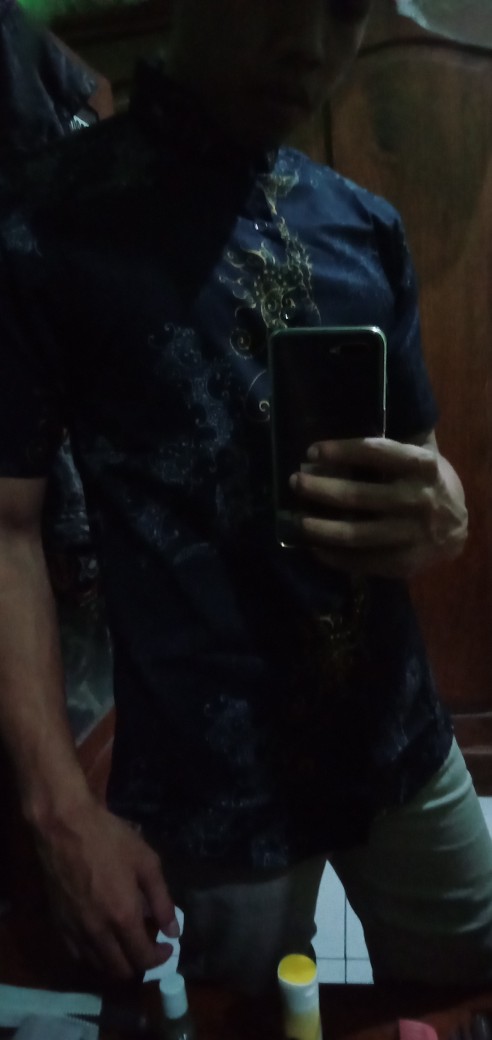 Kemeja Batik Pria Slim Fit Batik Solo Colindion Cbs756