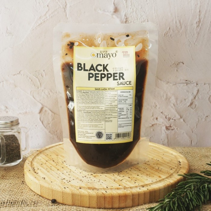 

Saus / Bumbu / Sauce Blackpepper / Blackpaper / Lada Hitam 250gr Terlaris