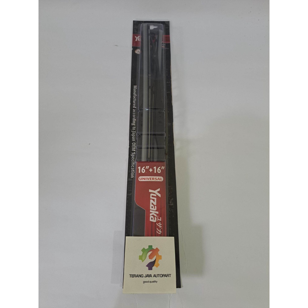 KARET WIPER KARET KIPAS KACA WIPER BLADE UNIVERSAL 16 INCH