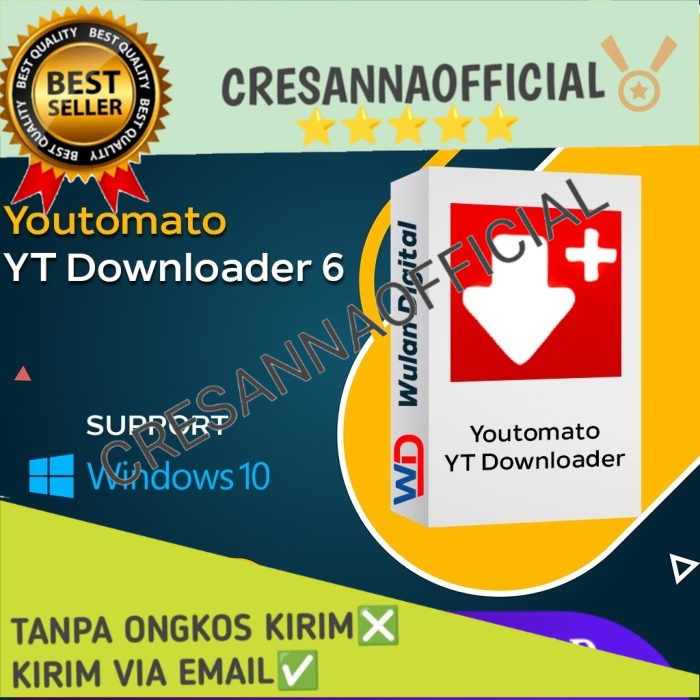 Terbaru Software Downlaod Video Youtube: Youtomato YT Downloader 6 [Win] Fullversion