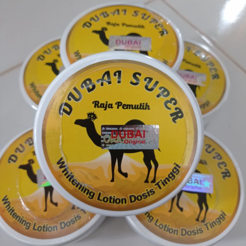 HB DUBAI SUPER RAJA PEMUTIH WHITENING LOTION Dosis Tinggi Original 100%