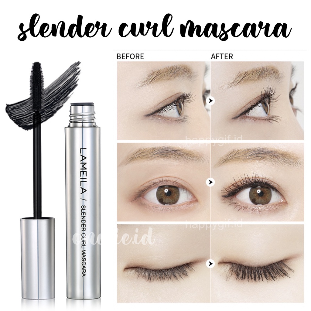 LAMEILA Maskara Silver Long Last Lash Slender Curling Waterproof Mascara LA074