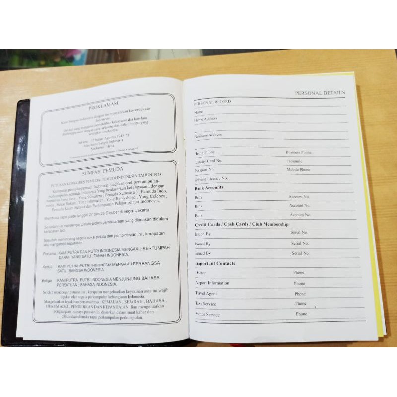 

Buku Agenda Kerja