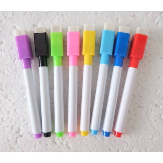 

SPIDOL WIPE AND CLEAN WARNA 1 SET ISI 8 WARNA