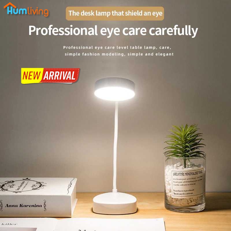 Lampu Meja Belajar Lipat USB Anti Radiasi Folding Desk Fleksible-TOCH-Baterai Isi Ulang