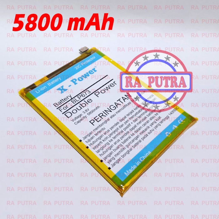 Baterai Oppo A31 CPH2015 Double Power BLP673 Batu Batre Battery Tanam