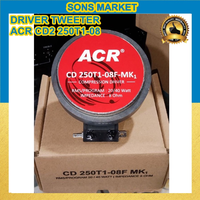 DRIVER TWEETER ACR CD2 COMPRESSION DRIVER CORONG CD2 || 250T1-08
